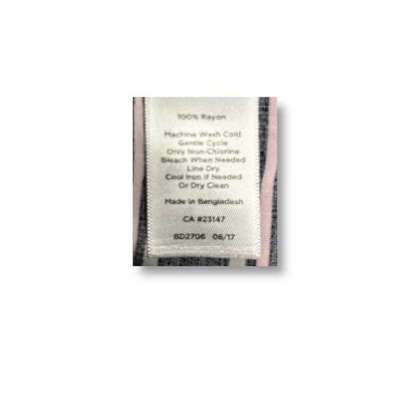 Talbots Petite L Knit Tank Top Navy White Stripe Sleeveless Keyhole Back Blouse - Picture 6 of 8